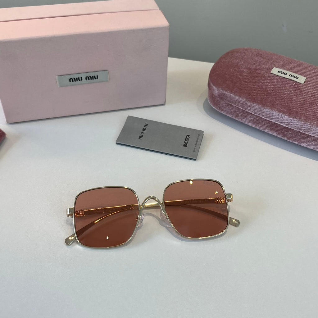 Miu Miu Metal Fashion Red Lens Sunglasses for Men & Women - 487715 - detail image 5