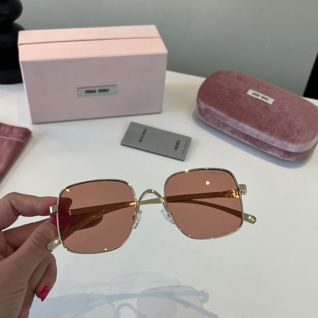 Miu Miu Metal Fashion Red Lens Sunglasses for Men & Women - 487715 - detail image 6