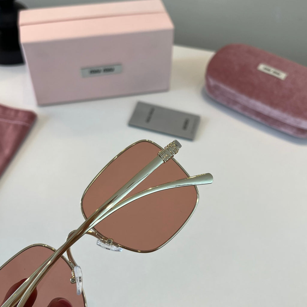 Miu Miu Metal Fashion Red Lens Sunglasses for Men & Women - 487715 - detail image 8