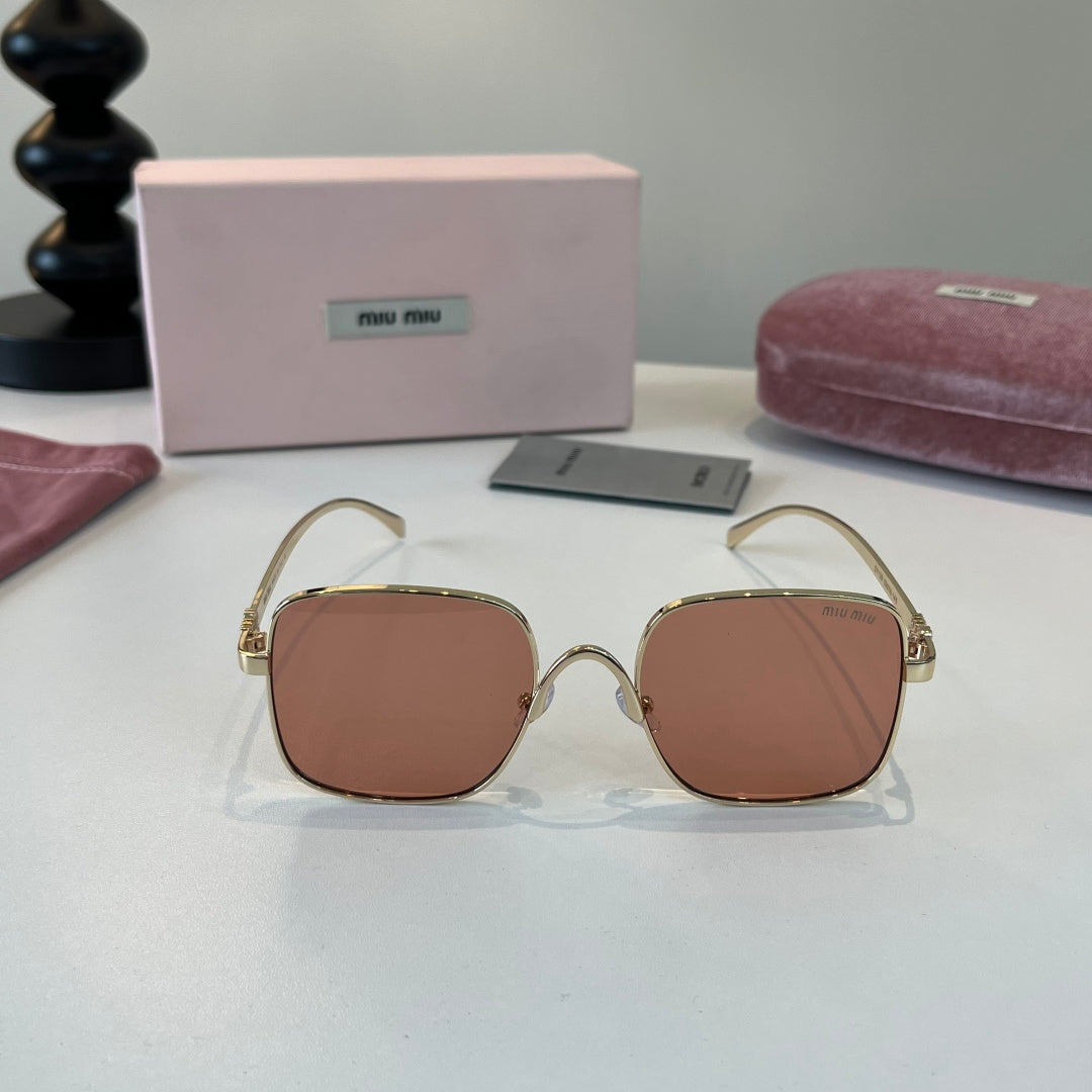 Miu Miu Metal Fashion Red Lens Sunglasses for Men & Women - 487715 - detail image 2