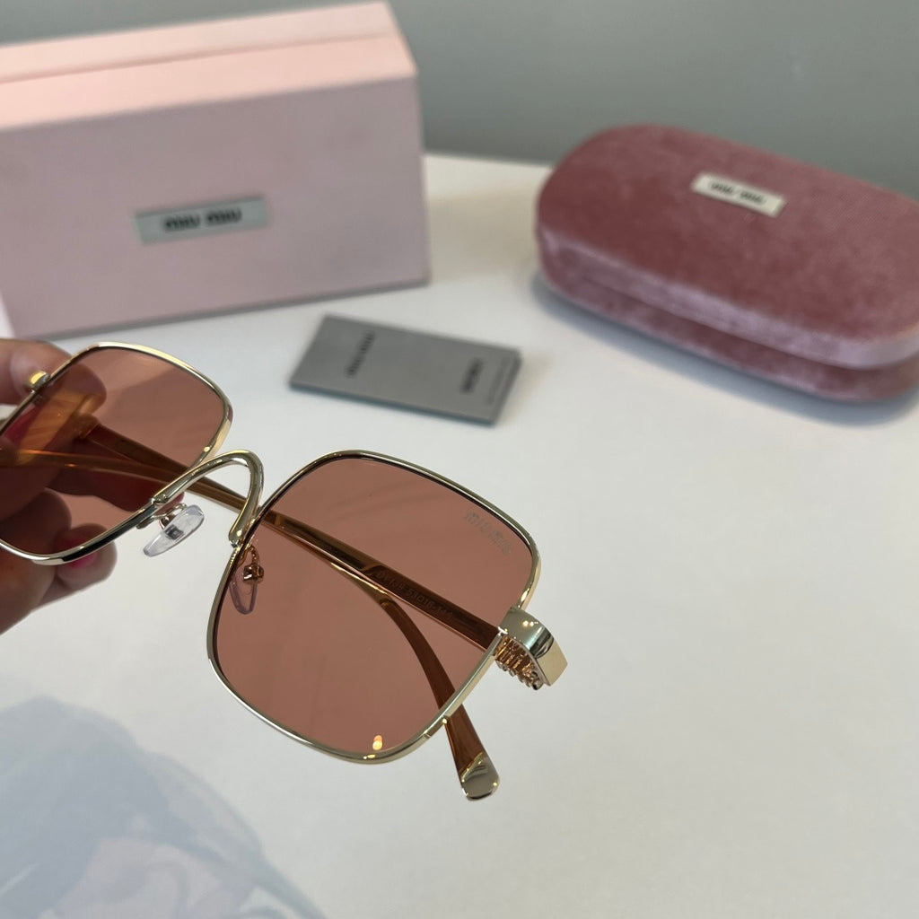 Miu Miu Metal Fashion Red Lens Sunglasses for Men & Women - 487715 - detail image 7