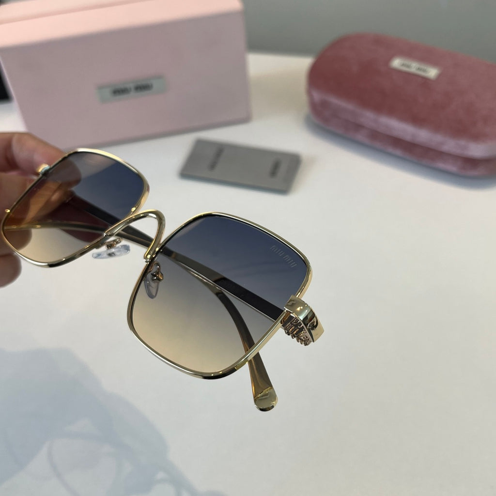 Miu Miu Metal Fashion Silver Lens Sunglasses for Men & Women - 487716 - detail image 6
