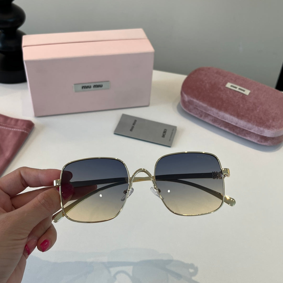 Miu Miu Metal Fashion Silver Lens Sunglasses for Men & Women - 487716 - detail image 7