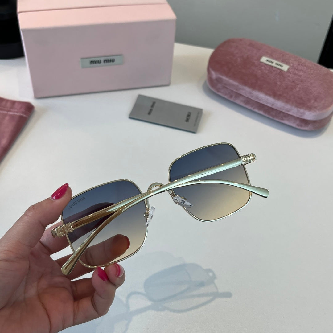 Miu Miu Metal Fashion Silver Lens Sunglasses for Men & Women - 487716 - detail image 9
