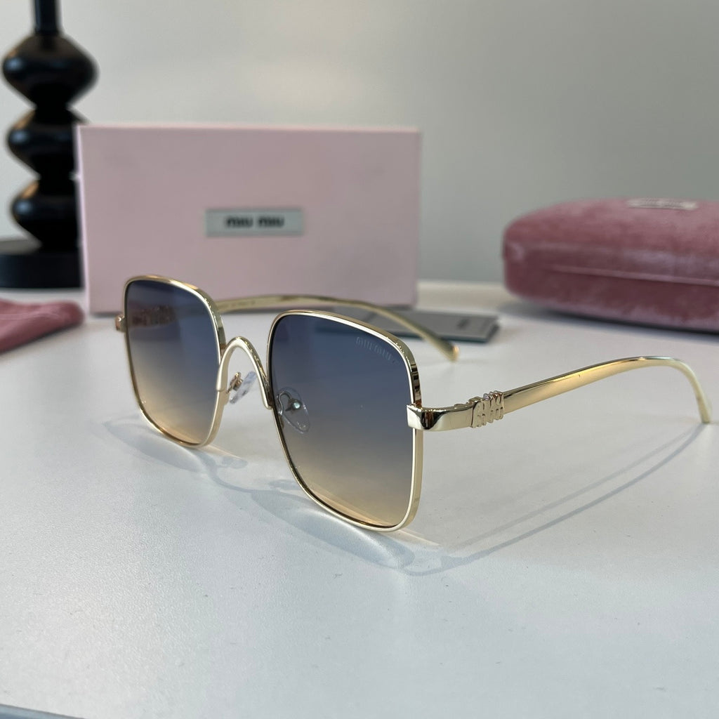 Miu Miu Metal Fashion Silver Lens Sunglasses for Men & Women - 487716 - detail image 3