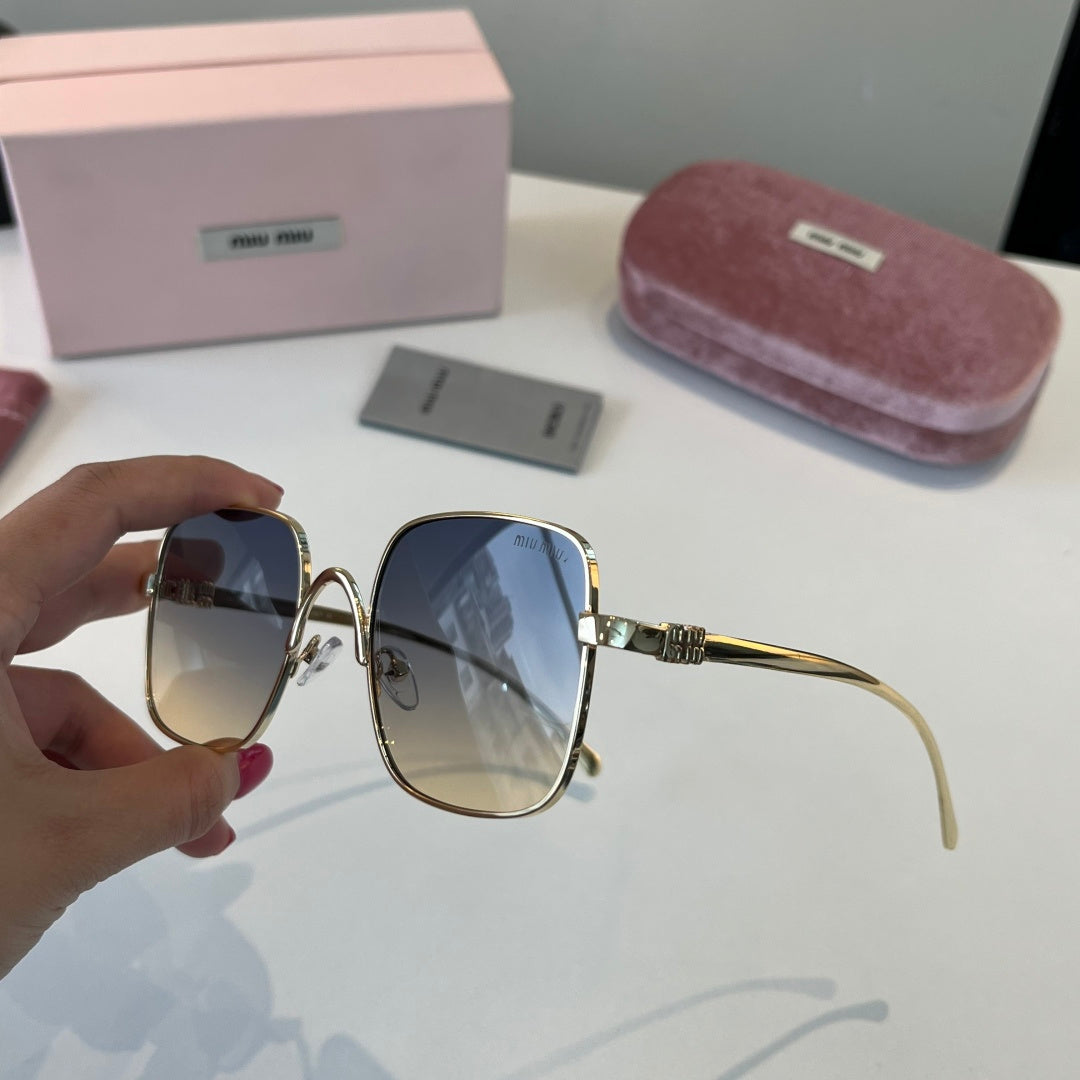 Miu Miu Metal Fashion Silver Lens Sunglasses for Men & Women - 399227 - detail image 4