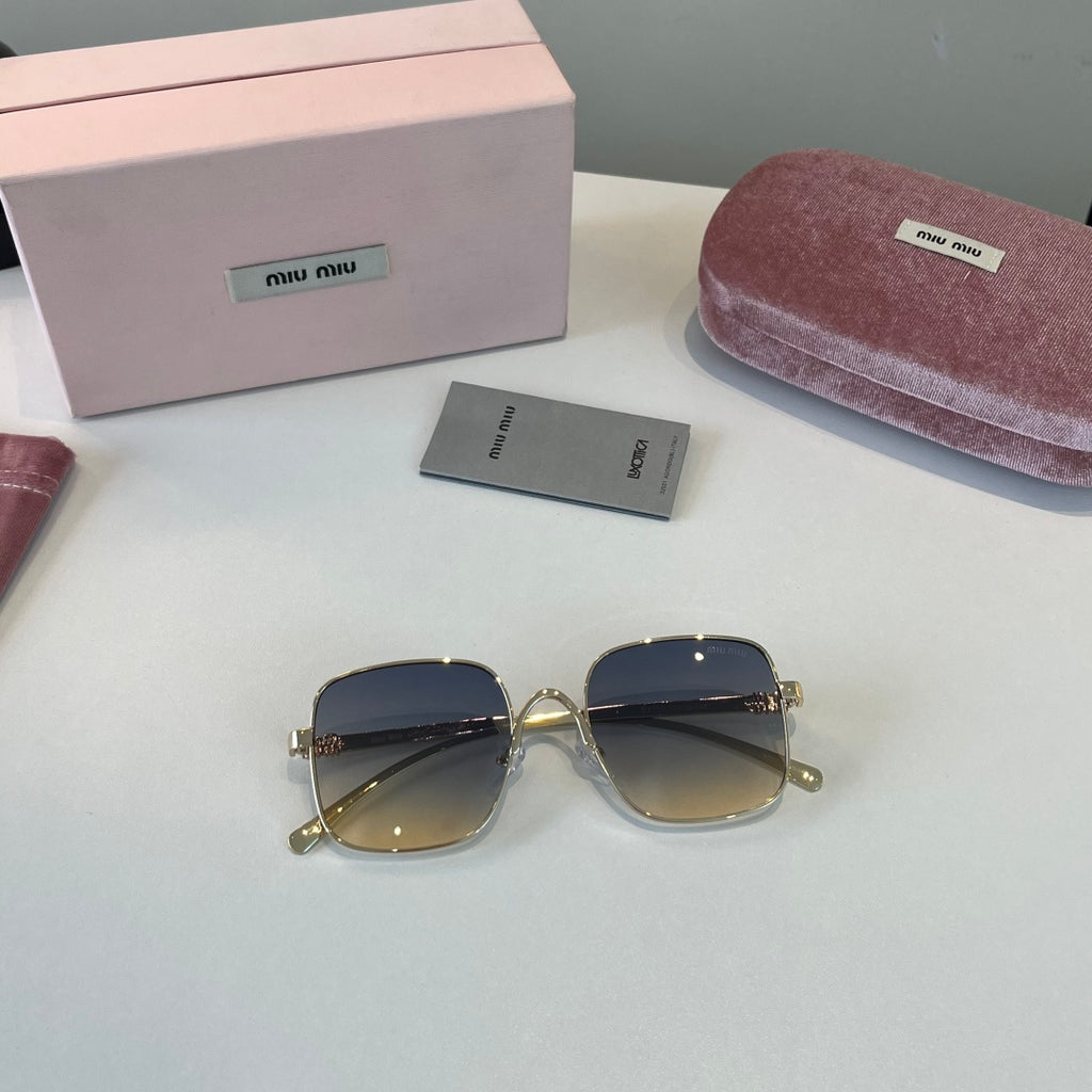Miu Miu Metal Fashion Silver Lens Sunglasses for Men & Women - 399227 - detail image 5