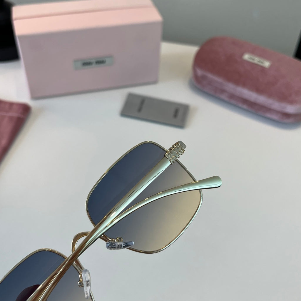 Miu Miu Metal Fashion Silver Lens Sunglasses for Men & Women - 399227 - detail image 8