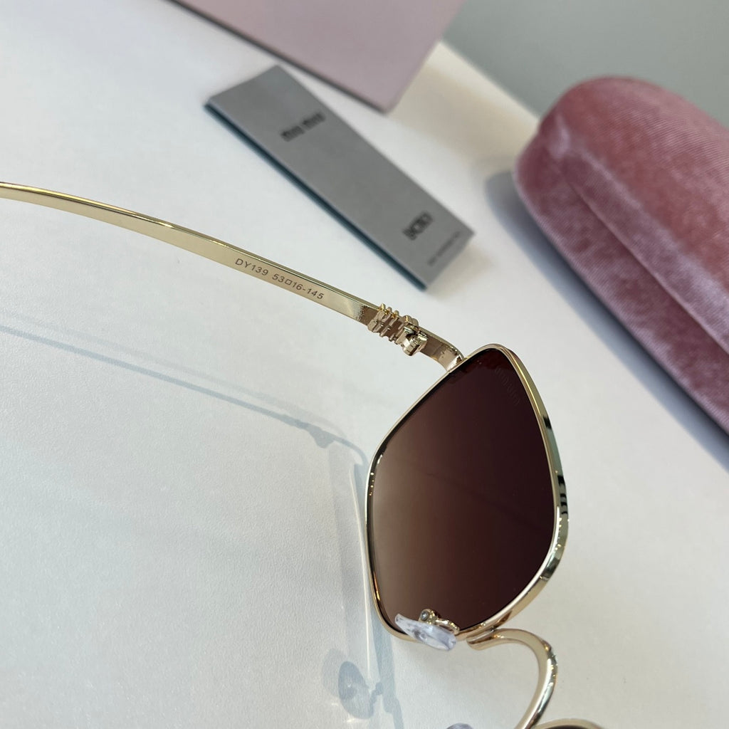 Miu Miu Metal Fashion Red Lens Sunglasses for Men & Women - detail image 9