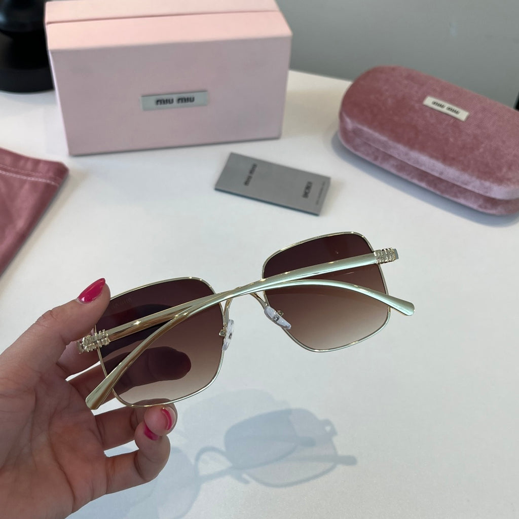 Miu Miu Metal Fashion Red Lens Sunglasses for Men & Women - 399229 - detail image 8