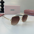 Miu Miu Metal Fashion Red Lens Sunglasses for Men & Women