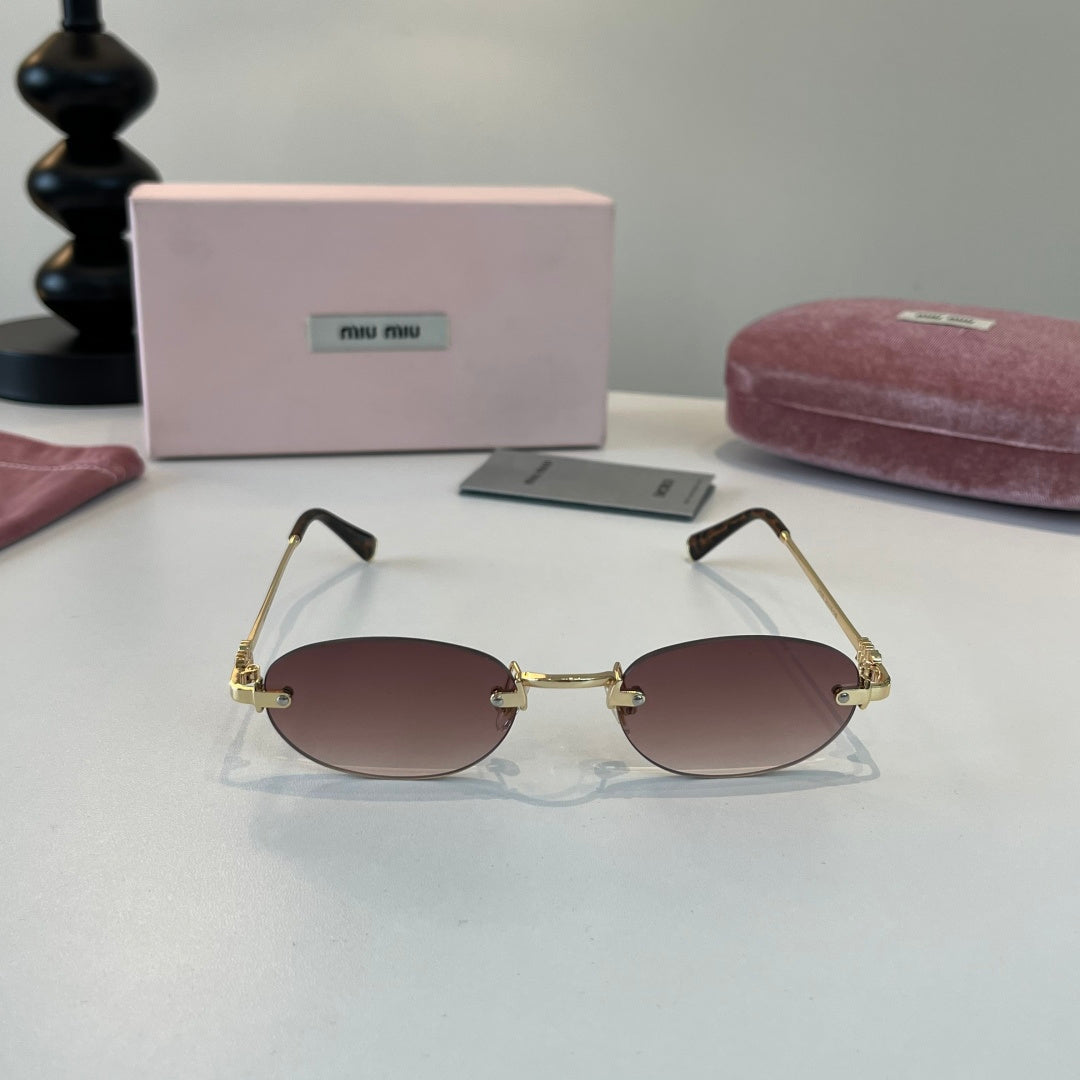 Miu Miu Metal Fashion Silver Lens Sunglasses for Men & Women - 449771 - detail image 2