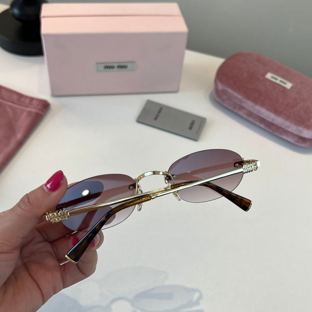 Miu Miu Metal Fashion Silver Lens Sunglasses for Men & Women - 449771 - detail image 8