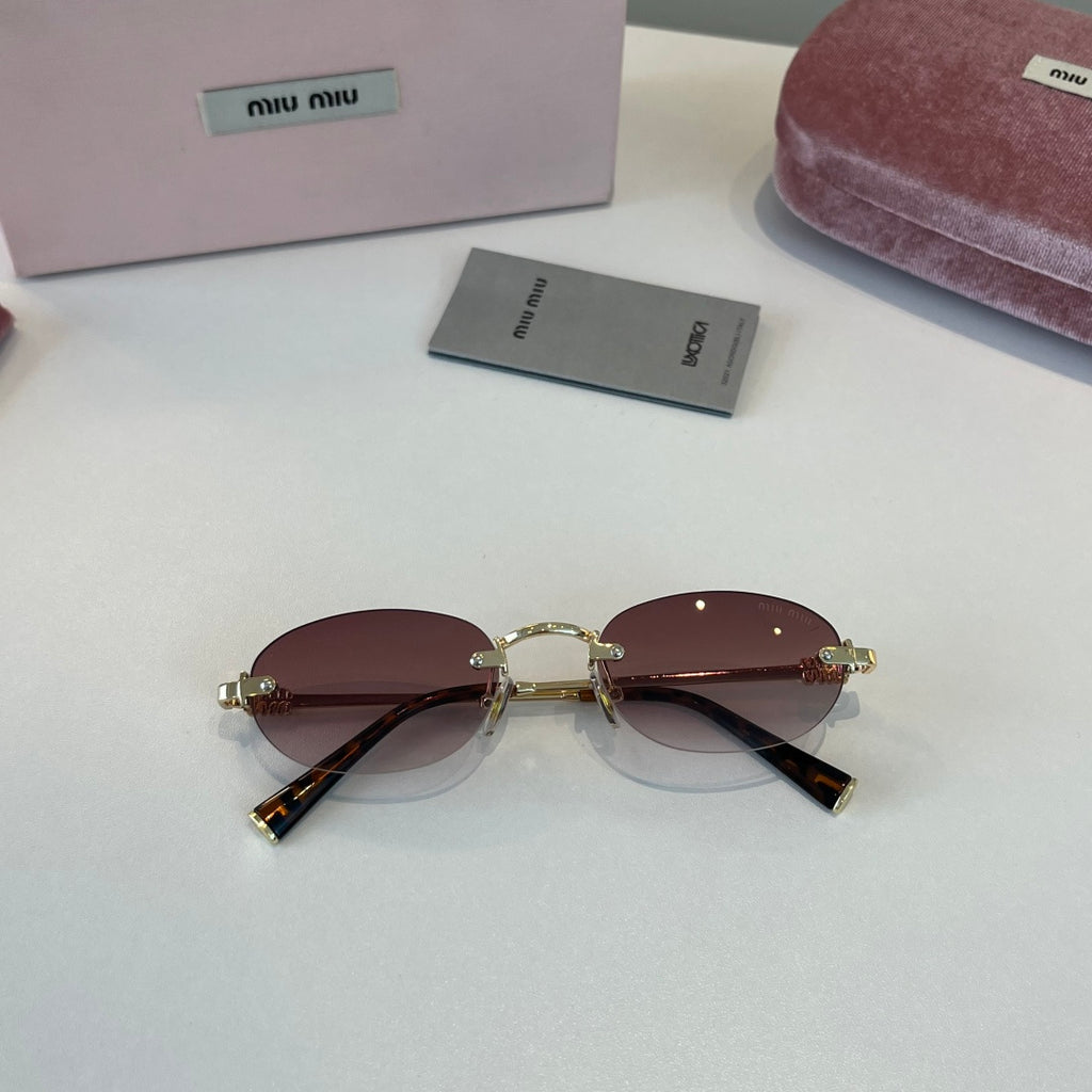 Miu Miu Metal Fashion Silver Lens Sunglasses for Men & Women - 449771 - detail image 4