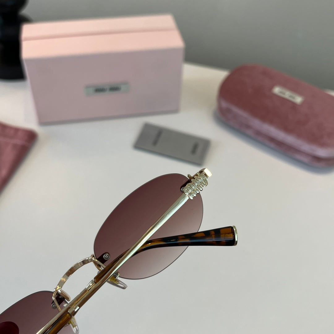 Miu Miu Metal Fashion Silver Lens Sunglasses for Men & Women - 449771 - detail image 7