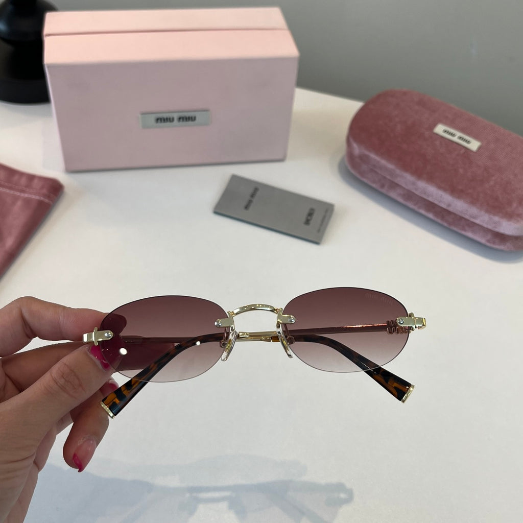 Miu Miu Metal Fashion Silver Lens Sunglasses for Men & Women - 449771 - detail image 5