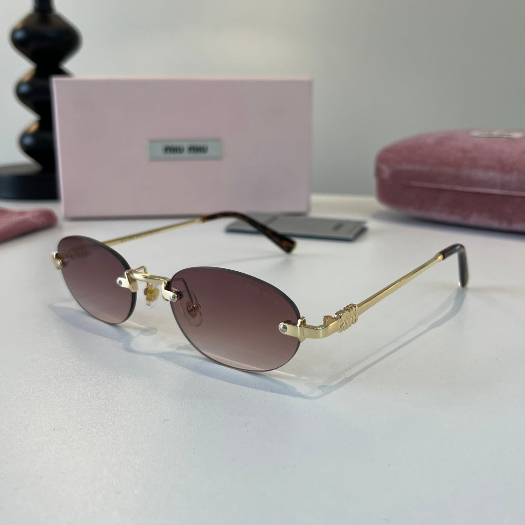 Miu Miu Metal Fashion Silver Lens Sunglasses for Men & Women - 449771 - detail image 3