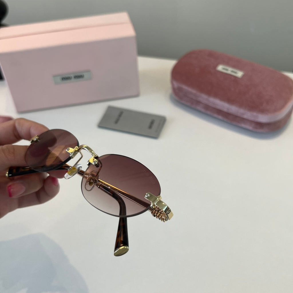 Miu Miu Metal Fashion Silver Lens Sunglasses for Men & Women - 449771 - detail image 6