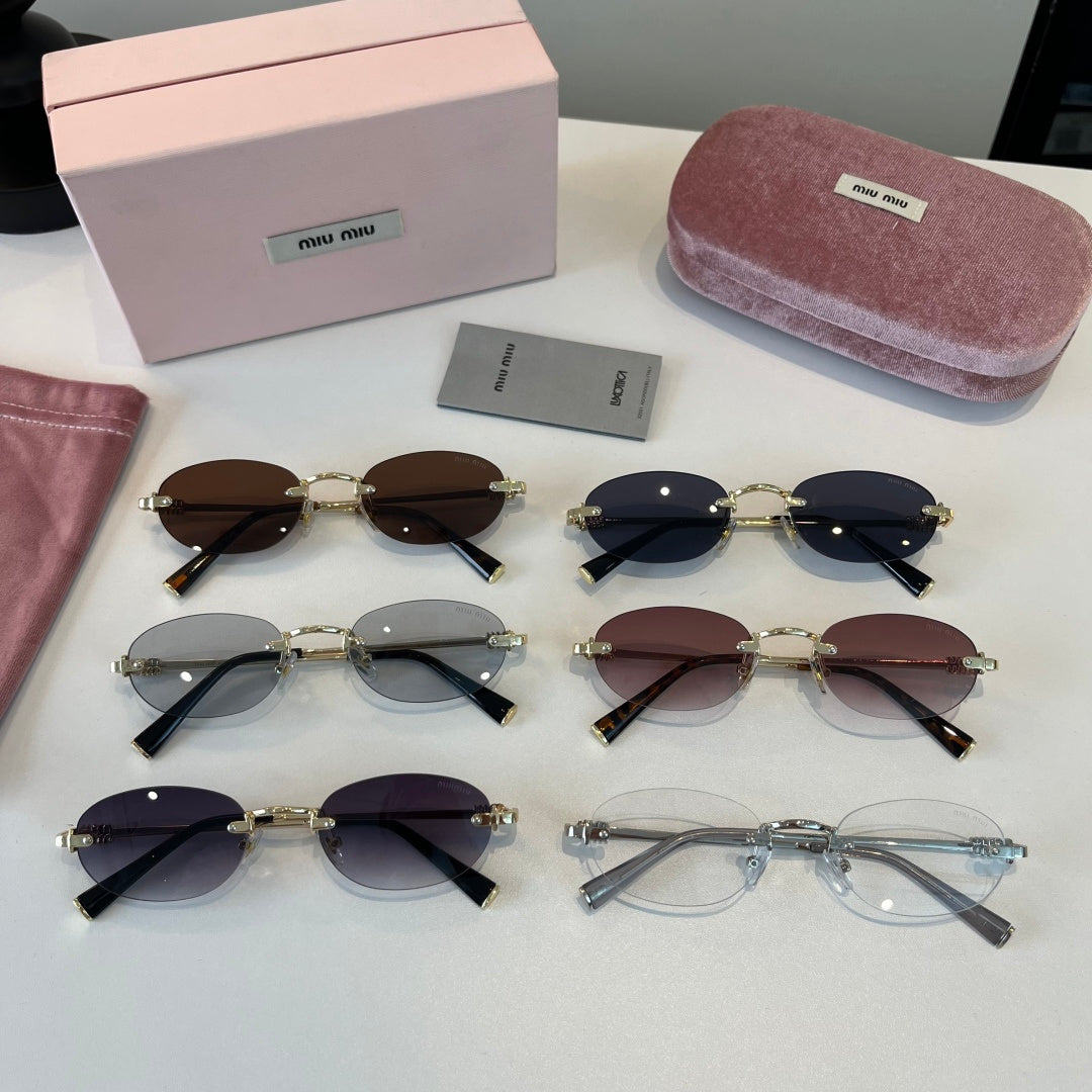 Miu Miu Metal Fashion Silver Lens Sunglasses for Men & Women - 449776 - detail image 11