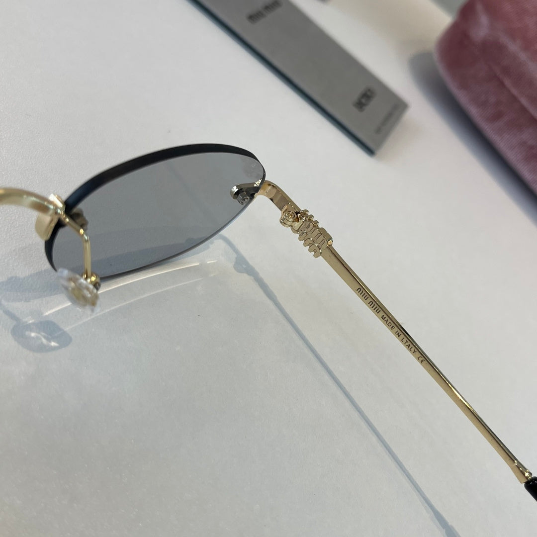 Miu Miu Metal Fashion Silver Lens Sunglasses for Men & Women - 449772 - detail image 10