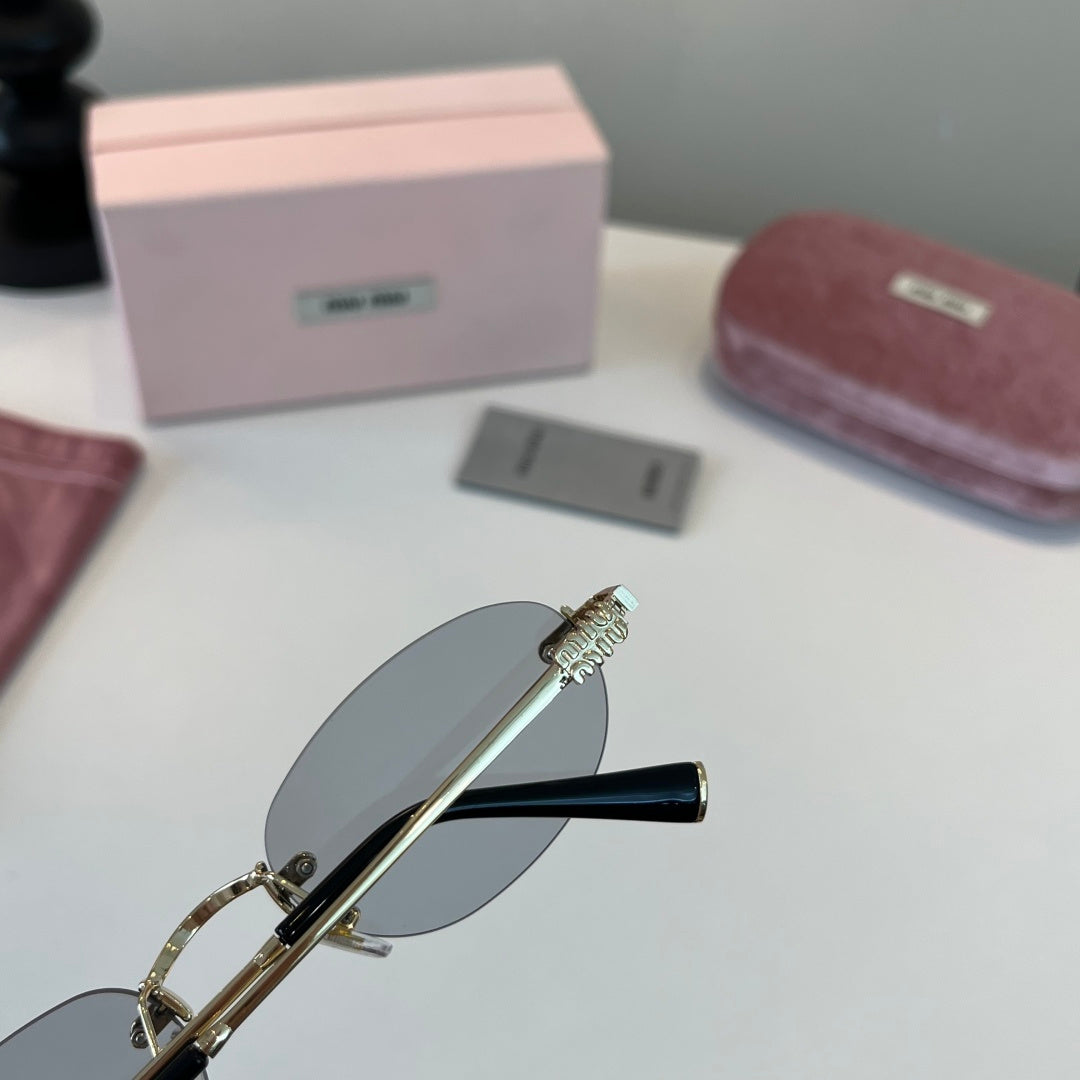 Miu Miu Metal Fashion Silver Lens Sunglasses for Men & Women - 449772 - detail image 7