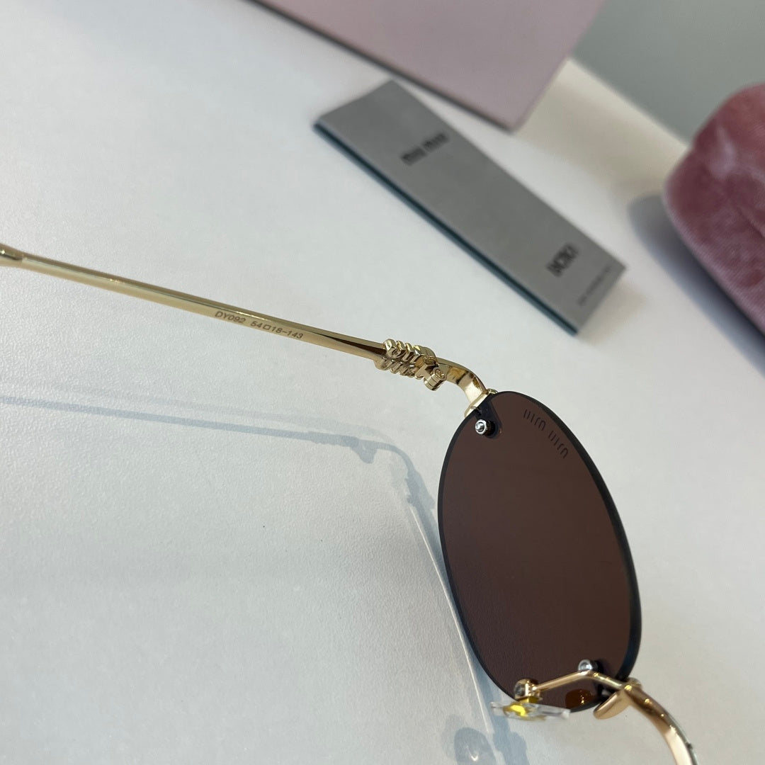 Miu Miu Metal Fashion Brown Lens Sunglasses for Men & Women - 449773 - detail image 8