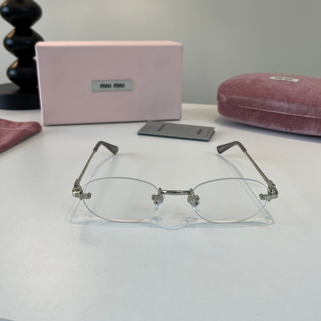 Miu Miu Metal Fashion Silver Lens Sunglasses for Men & Women - 449774 - detail image 2