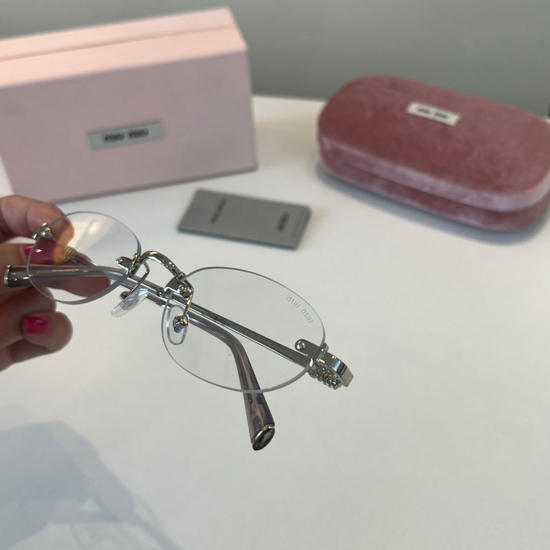 Miu Miu Metal Fashion Silver Lens Sunglasses for Men & Women - 449774 - detail image 6