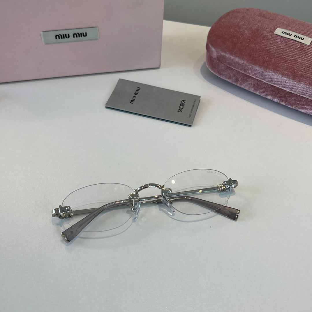 Miu Miu Metal Fashion Silver Lens Sunglasses for Men & Women - 449774 - detail image 4