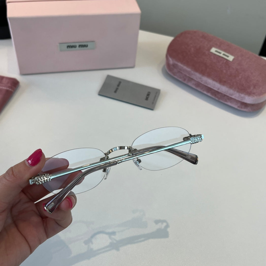 Miu Miu Metal Fashion Silver Lens Sunglasses for Men & Women - 449774 - detail image 8