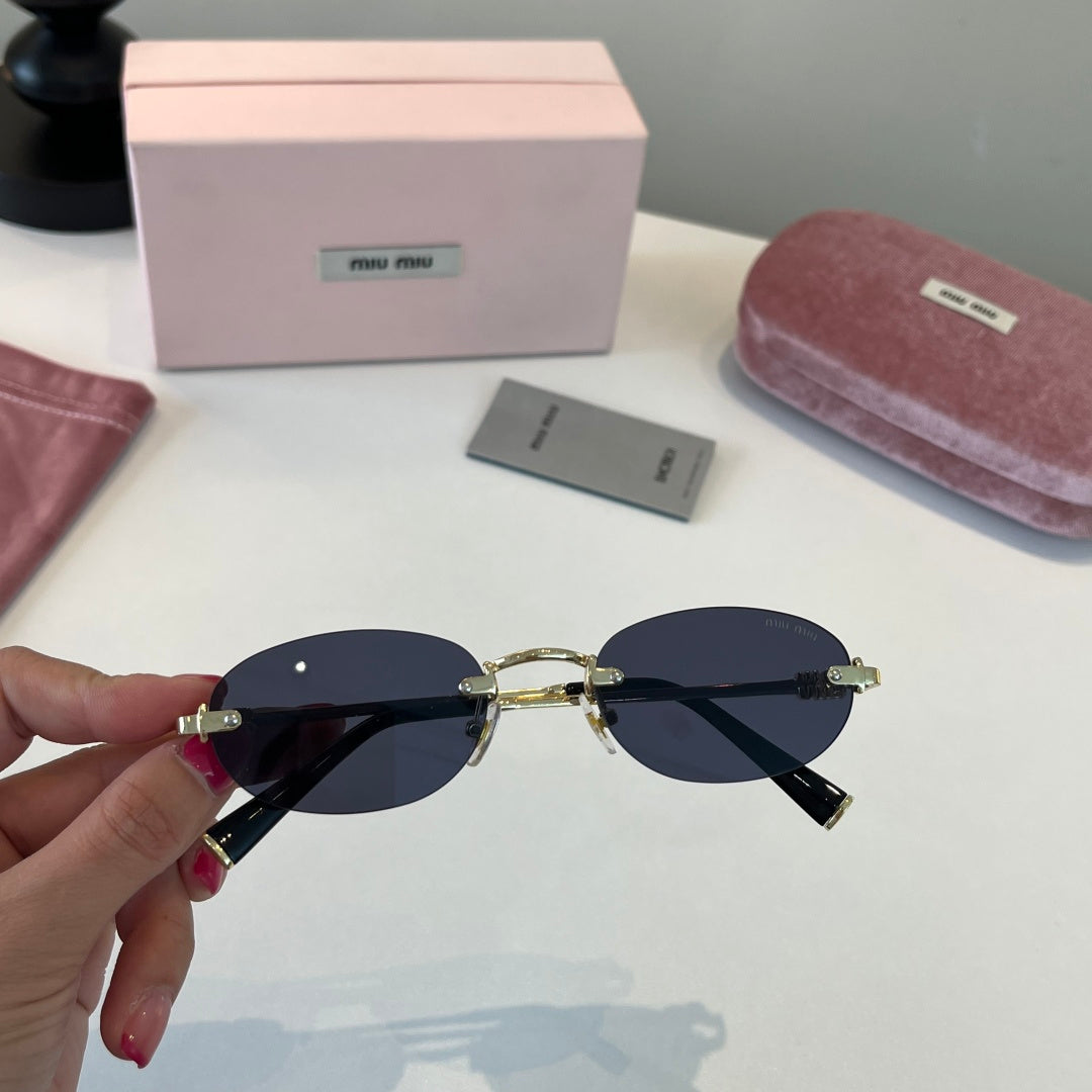 Miu Miu Metal Fashion Silver Lens Sunglasses for Men & Women - 449775 - detail image 5