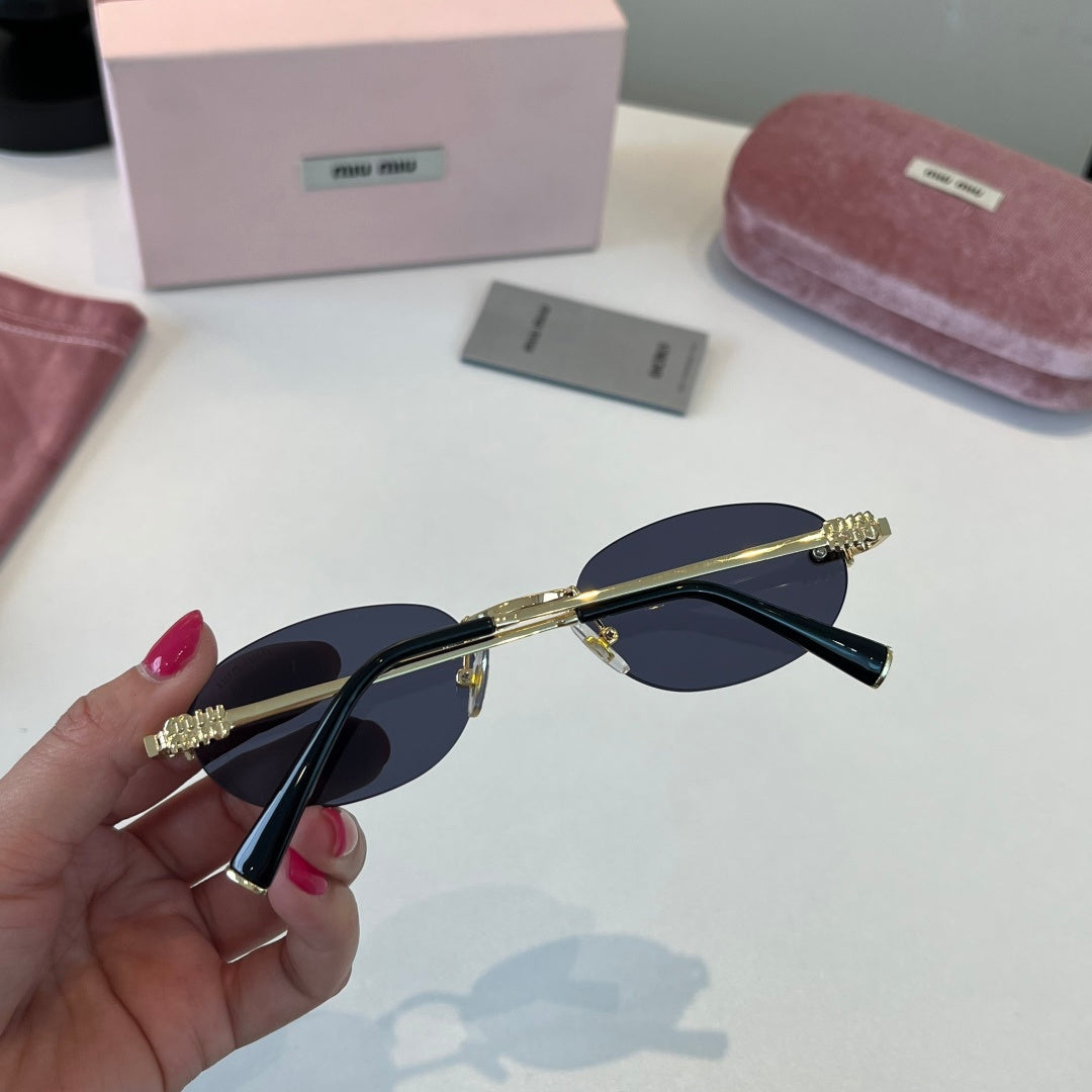 Miu Miu Metal Fashion Silver Lens Sunglasses for Men & Women - 449775 - detail image 8