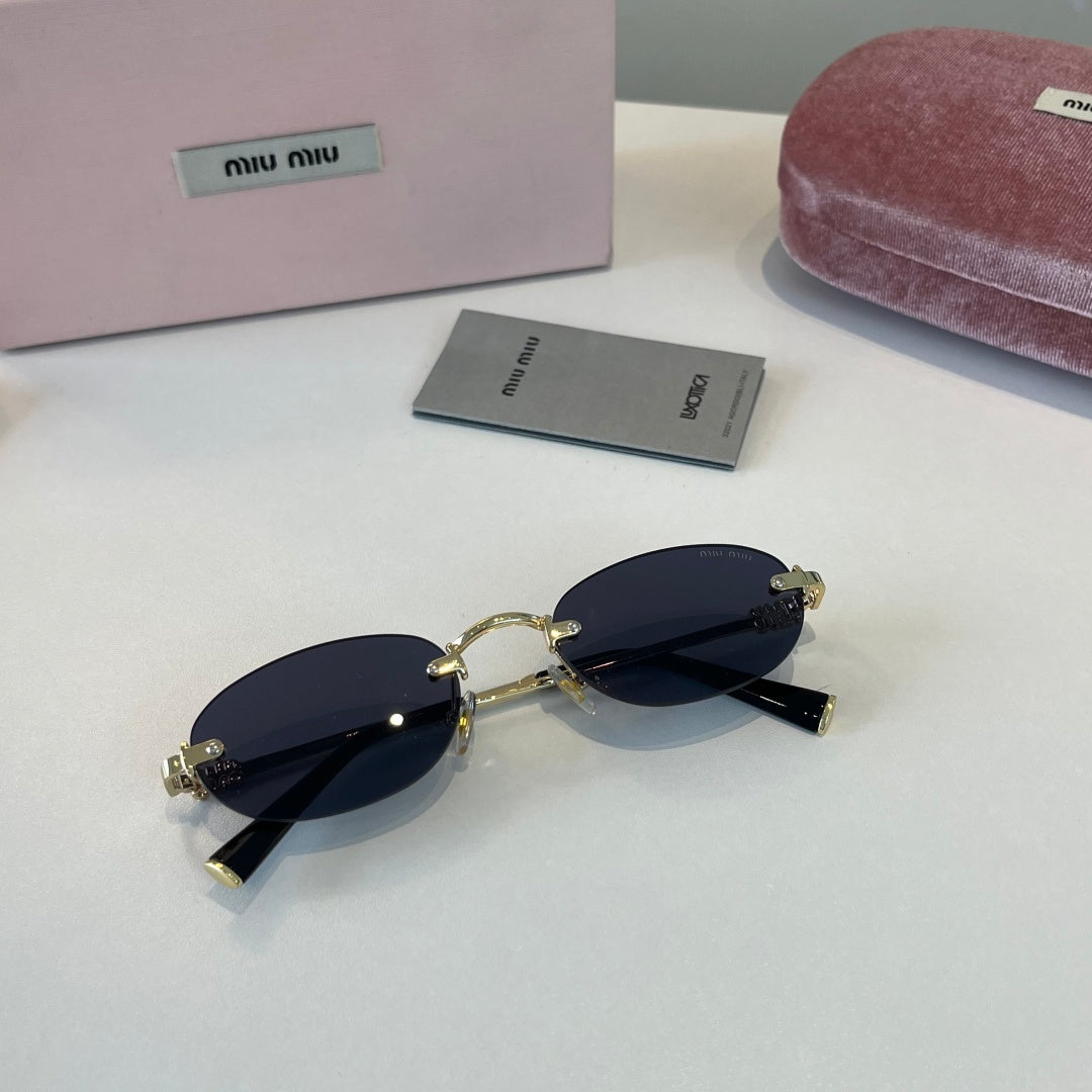 Miu Miu Metal Fashion Silver Lens Sunglasses for Men & Women - 449775 - detail image 4