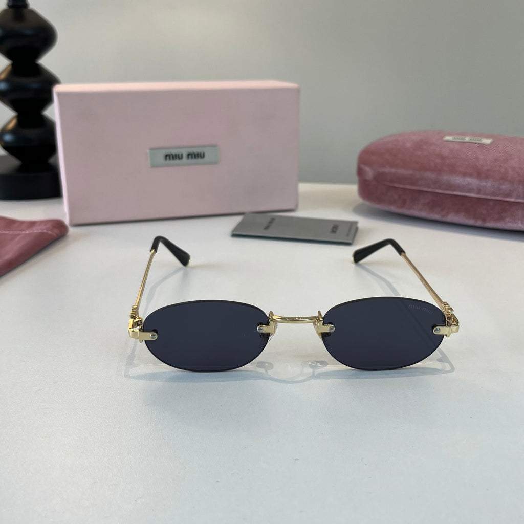 Miu Miu Metal Fashion Silver Lens Sunglasses for Men & Women - 449775 - detail image 2