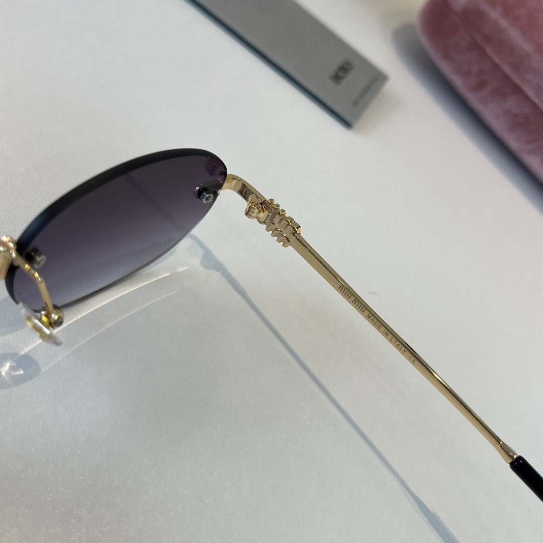 Miu Miu Metal Fashion Silver Lens Sunglasses for Men & Women - 449776 - detail image 10