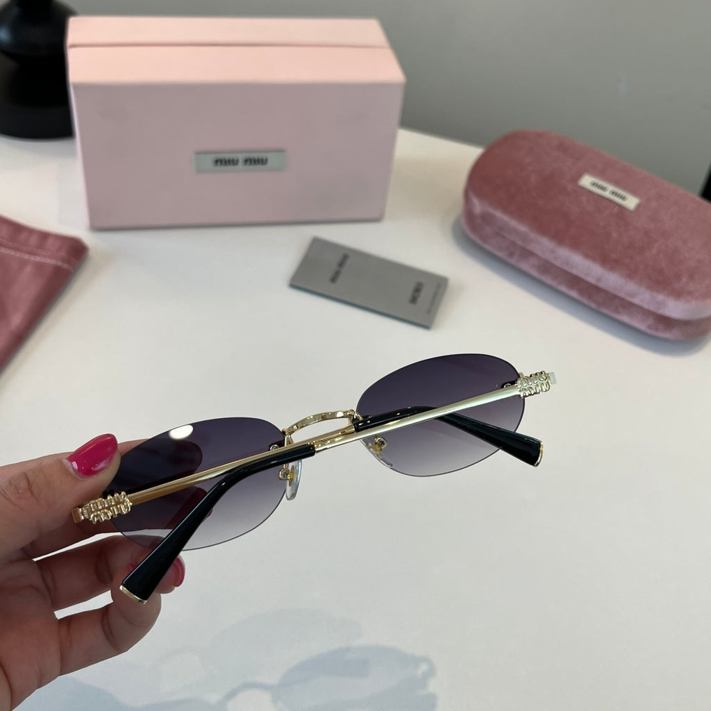 Miu Miu Metal Fashion Silver Lens Sunglasses for Men & Women - 449776 - detail image 8