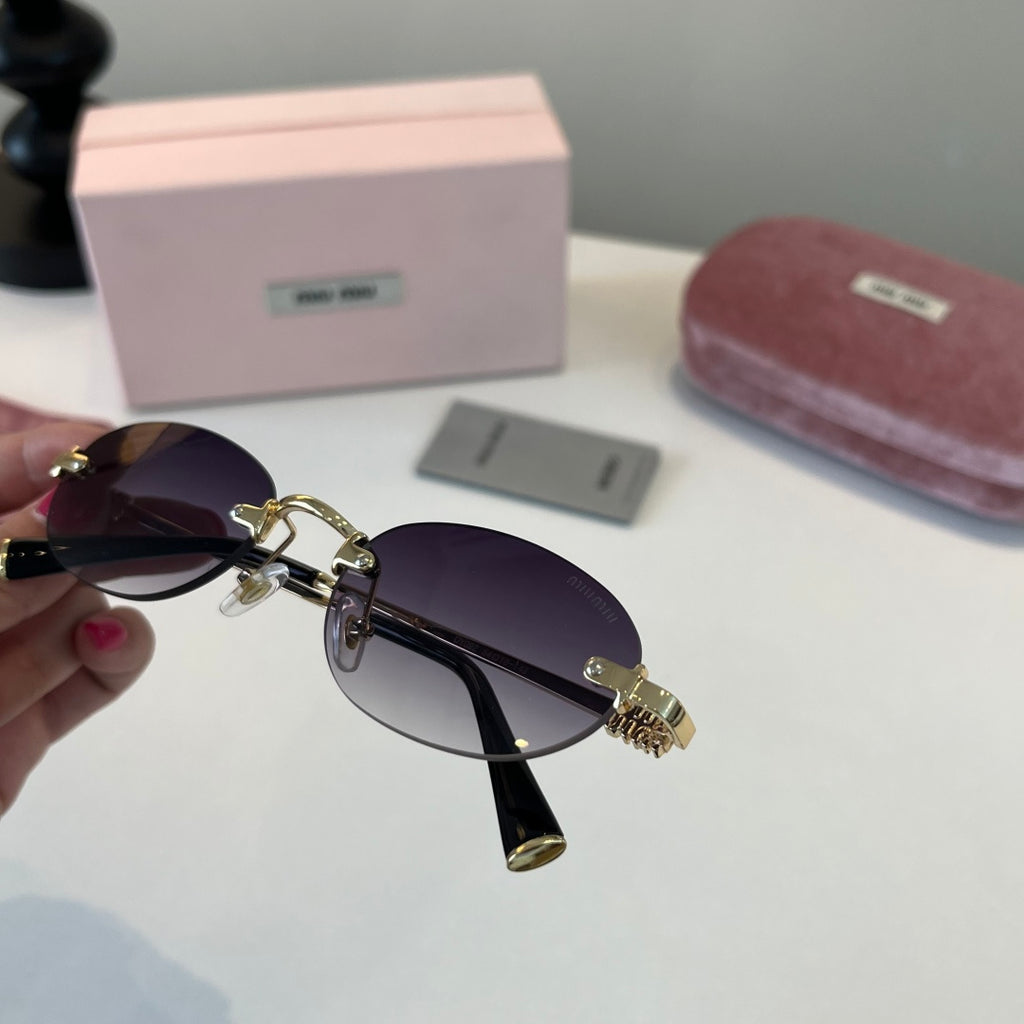 Miu Miu Metal Fashion Silver Lens Sunglasses for Men & Women - 449776 - detail image 6
