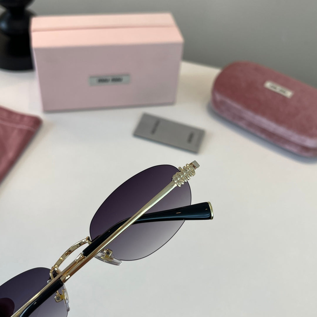 Miu Miu Metal Fashion Silver Lens Sunglasses for Men & Women - 449776 - detail image 7