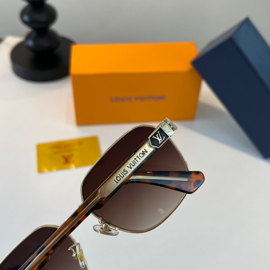 Louis Vuitton Fashion Brown Lens Sunglasses for Men & Women - 398064 - detail image 7