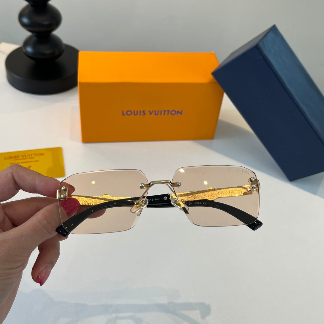 Louis Vuitton Fashion Silver Lens Sunglasses for Men & Women - 357566 - detail image 4