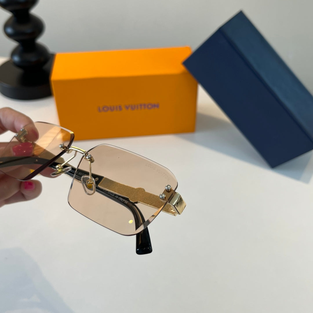 Louis Vuitton Fashion Silver Lens Sunglasses for Men & Women - 357566 - detail image 5