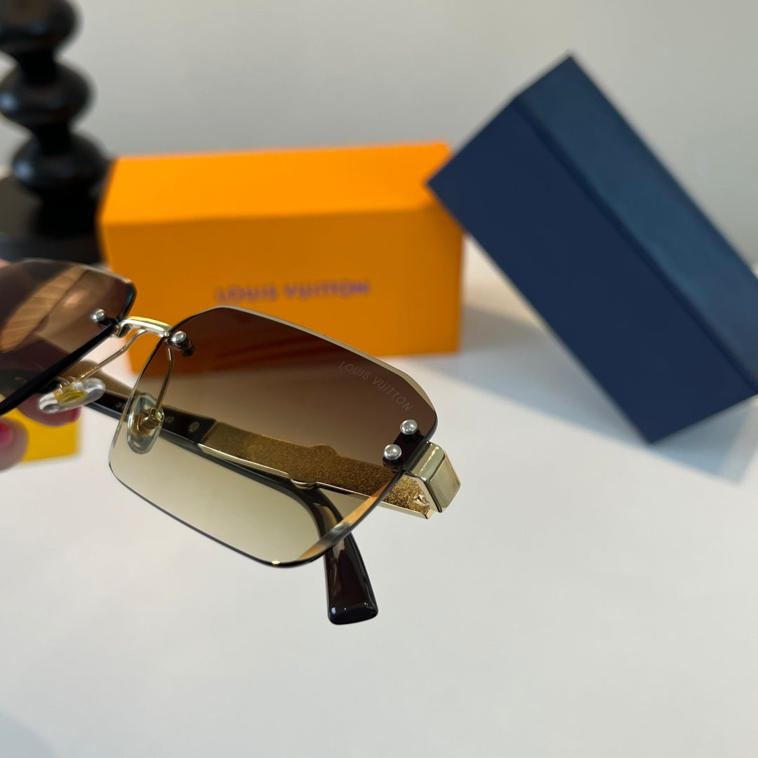 Louis Vuitton Fashion Brown Lens Sunglasses for Men & Women - 357567 - detail image 6