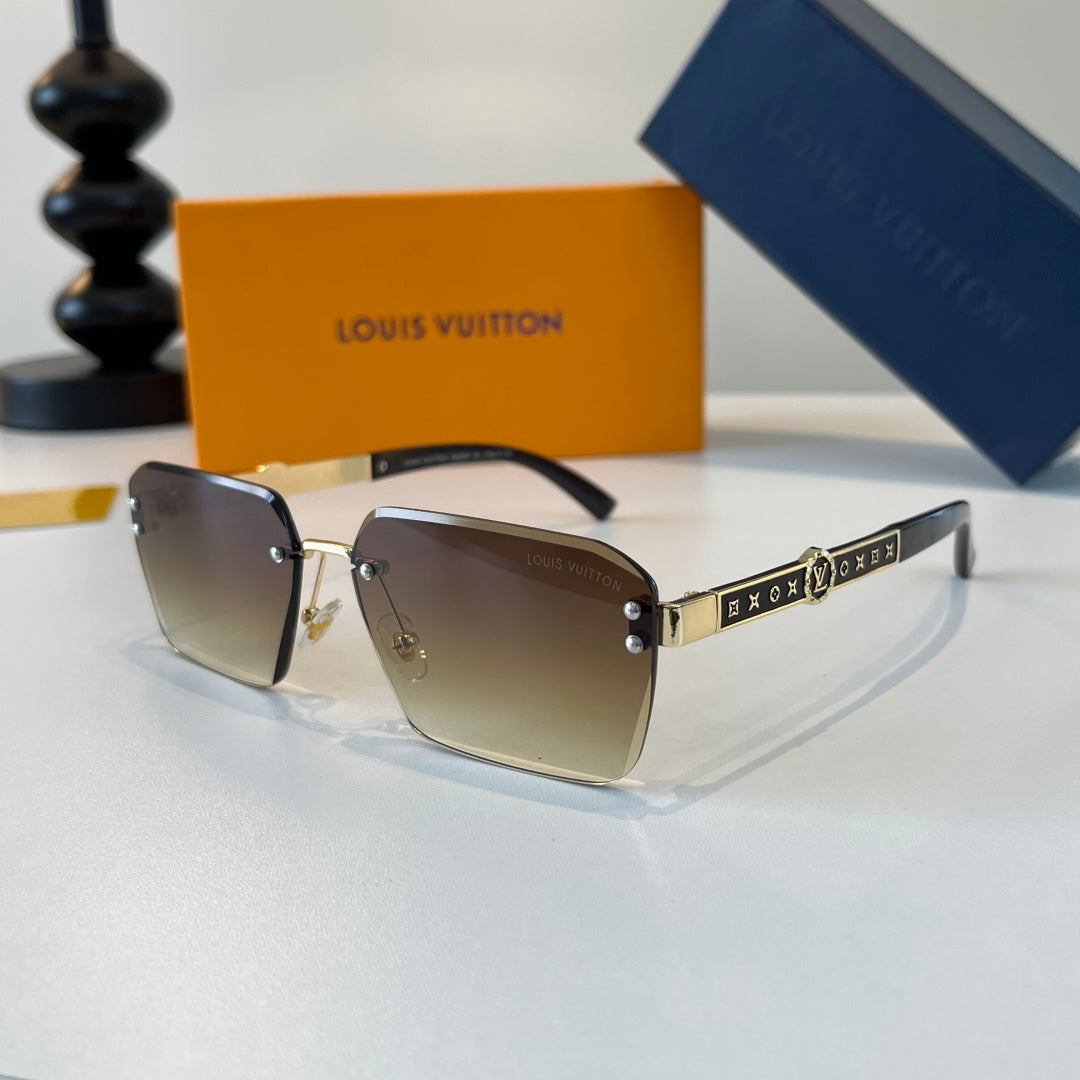 Louis Vuitton Fashion Brown Lens Sunglasses for Men & Women - 357567 - detail image 3
