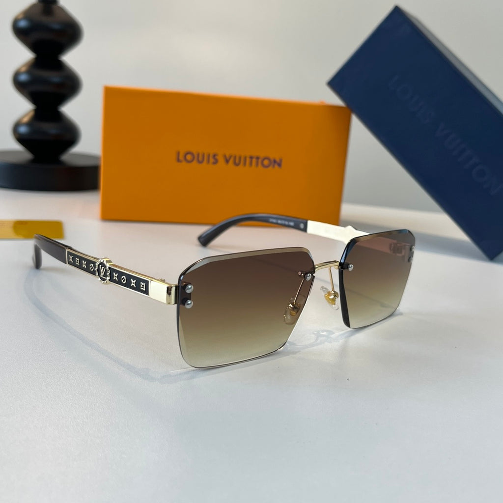 Louis Vuitton Fashion Brown Lens Sunglasses for Men & Women - 357567