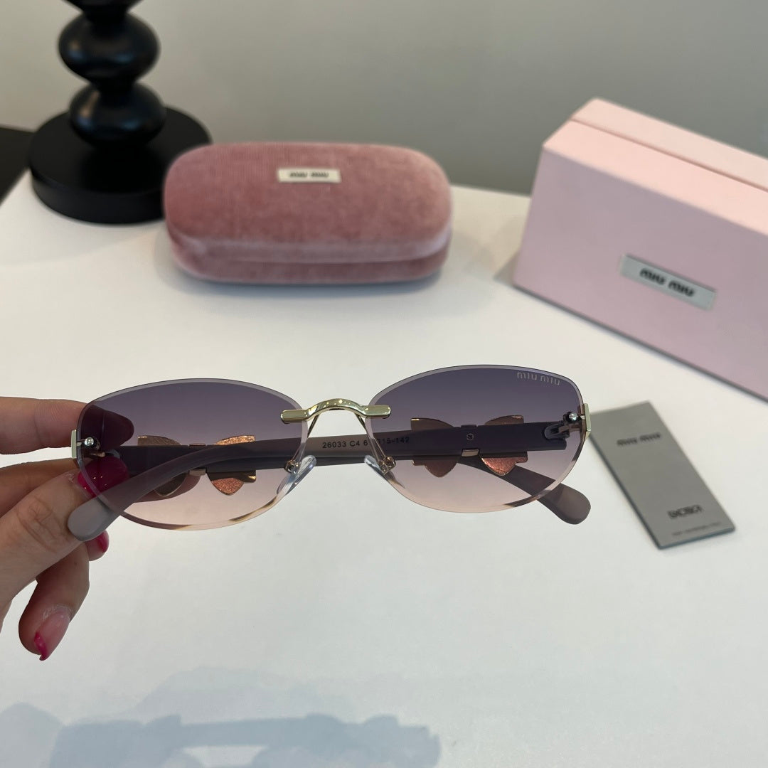Miu Miu Cat-Eye Silver Lens Sunglasses for Men & Women - 466094 - detail image 5