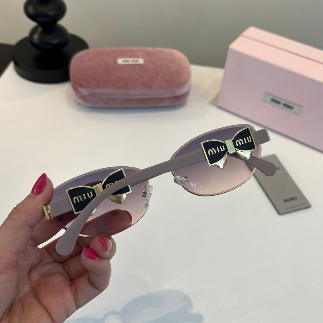 Miu Miu Cat-Eye Silver Lens Sunglasses for Men & Women - 466094 - detail image 8
