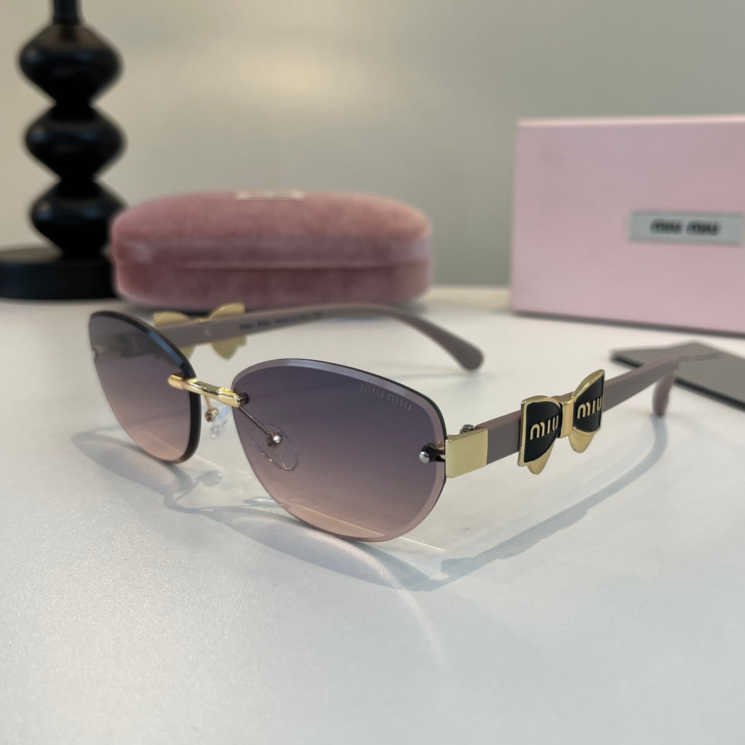 Miu Miu Cat-Eye Silver Lens Sunglasses for Men & Women - 466094 - detail image 3