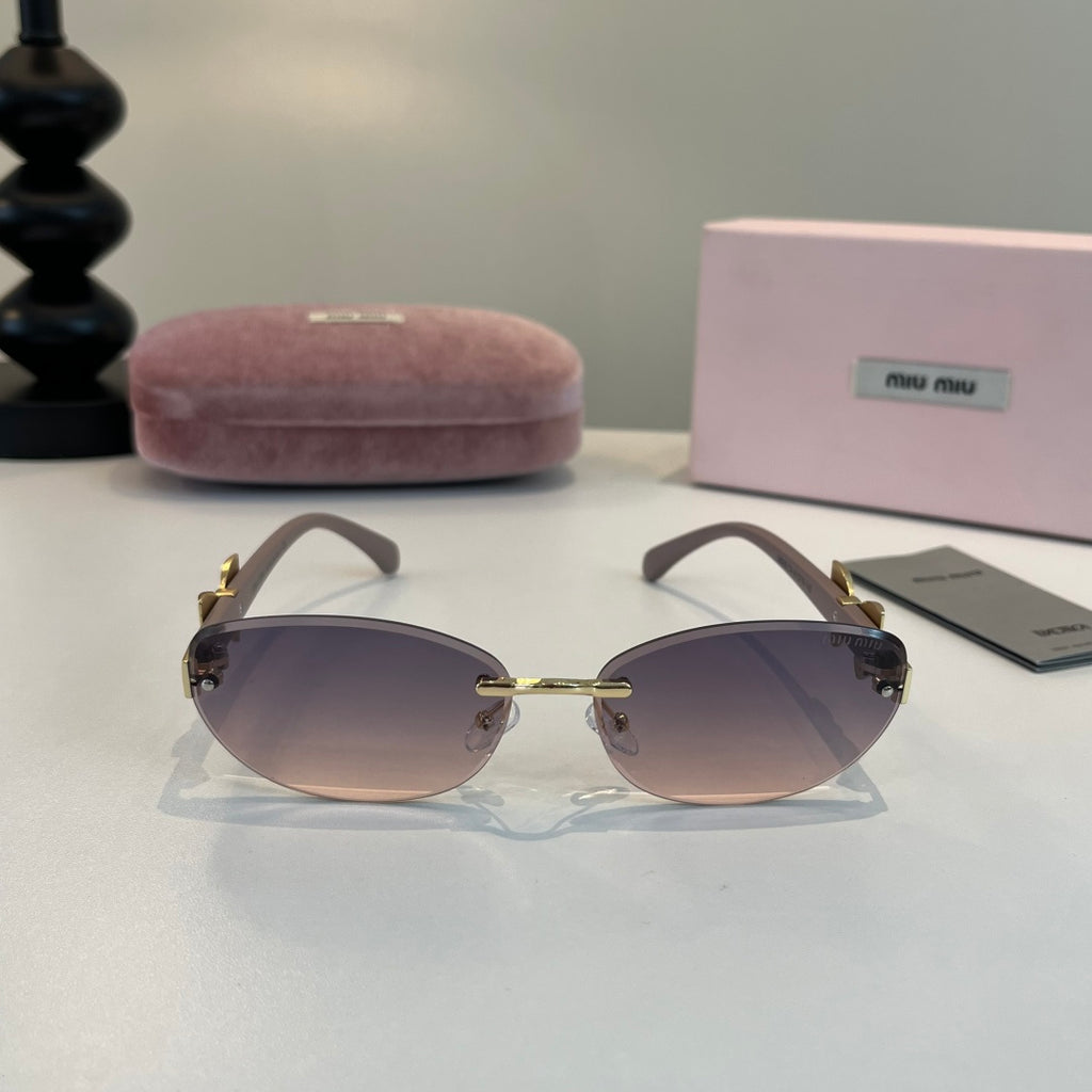 Miu Miu Cat-Eye Silver Lens Sunglasses for Men & Women - 416285 - detail image 2