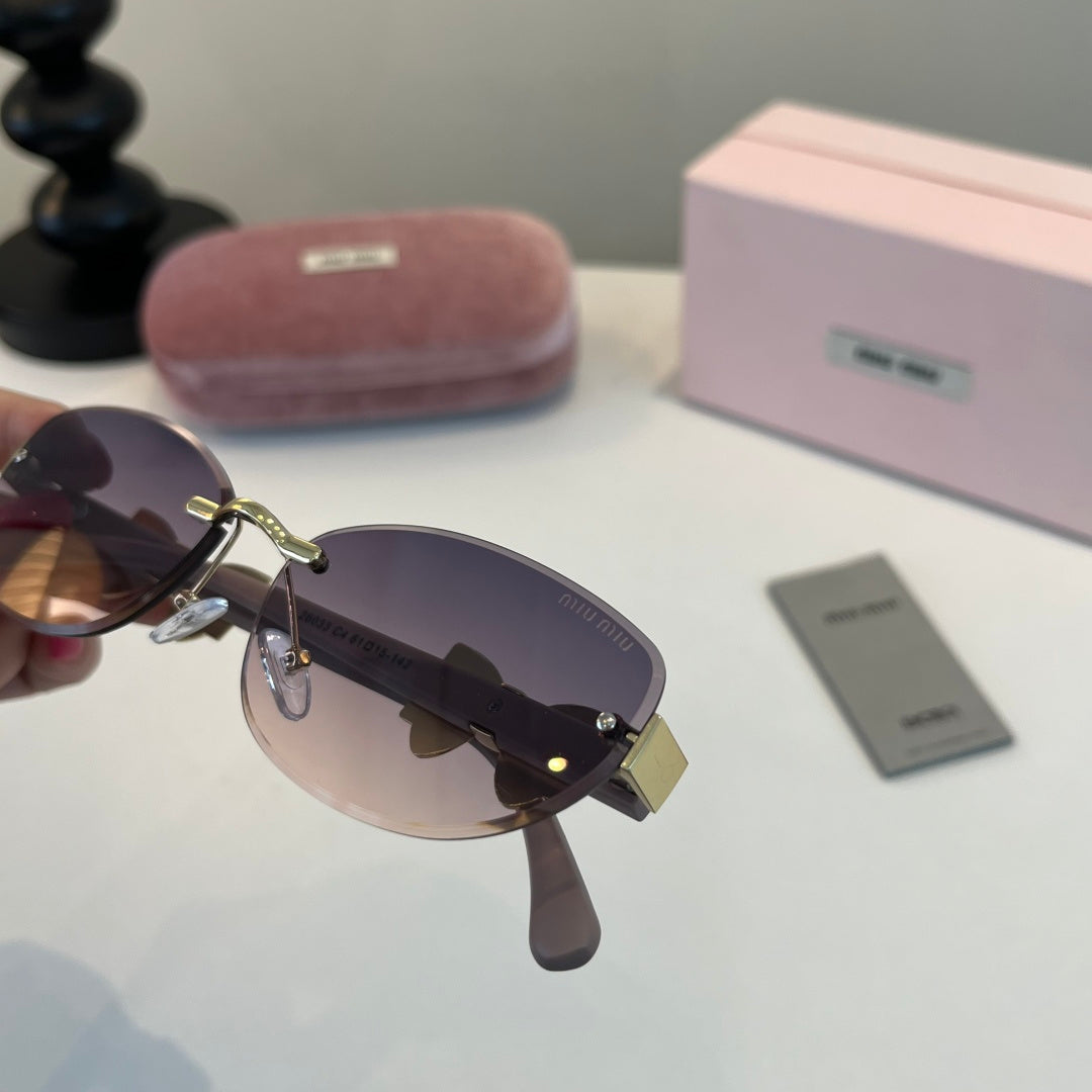 Miu Miu Cat-Eye Silver Lens Sunglasses for Men & Women - 466094 - detail image 6