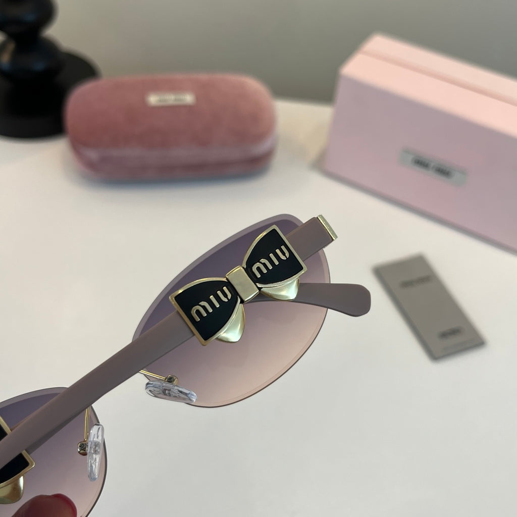 Miu Miu Cat-Eye Silver Lens Sunglasses for Men & Women - 416285 - detail image 7